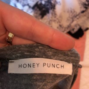 Honey Punch Dresses - Grey t shirt dress with cutouts Honey Punch Dresses - Grey t shirt dress with cutouts